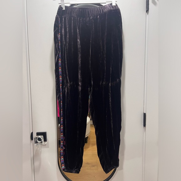 Johnny Was NWT Ruah Velvet Embroidered Luxe Jogger Pants Sz XL SOLD - Picture 3 of 7